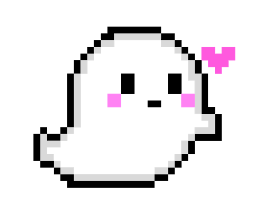 Cute Ghost | Pixel Art Maker