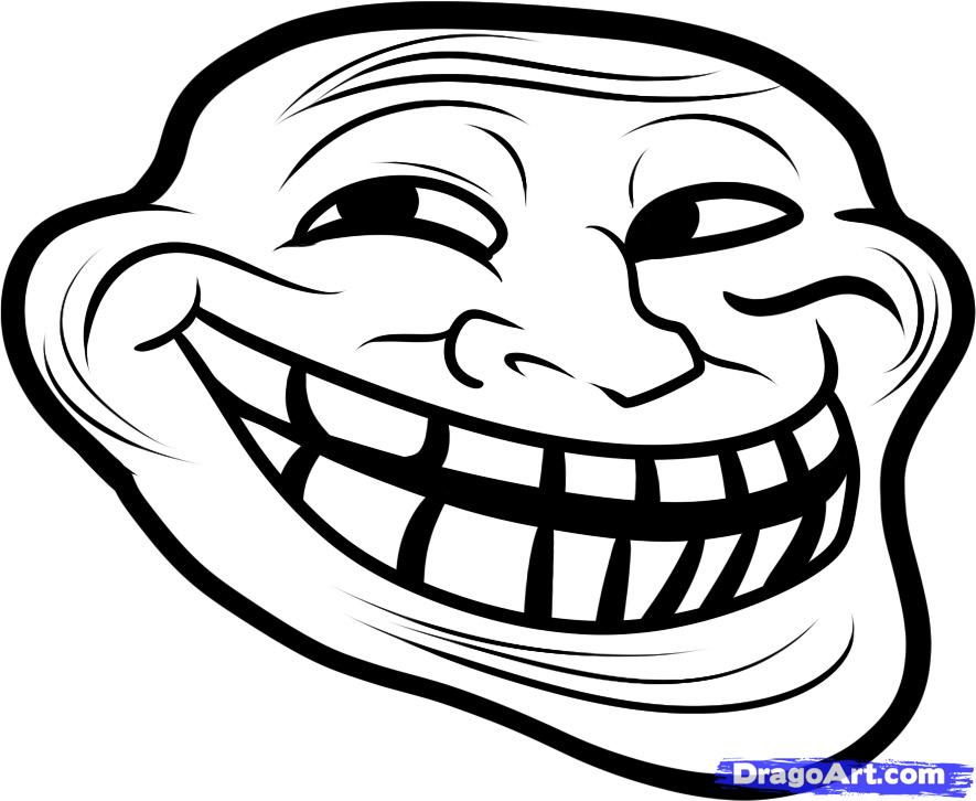 Рисуем Trollface