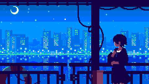 Vaporwave - iFunny :) | Ciudad pixel, Arte pixel, Arte de animación
