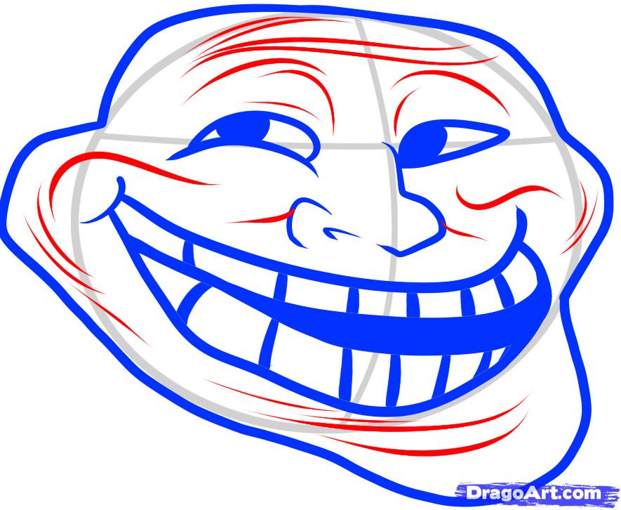 Рисуем Trollface