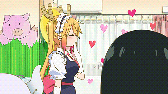 kobayashi san chi no maid dragon gif | Tumblr
